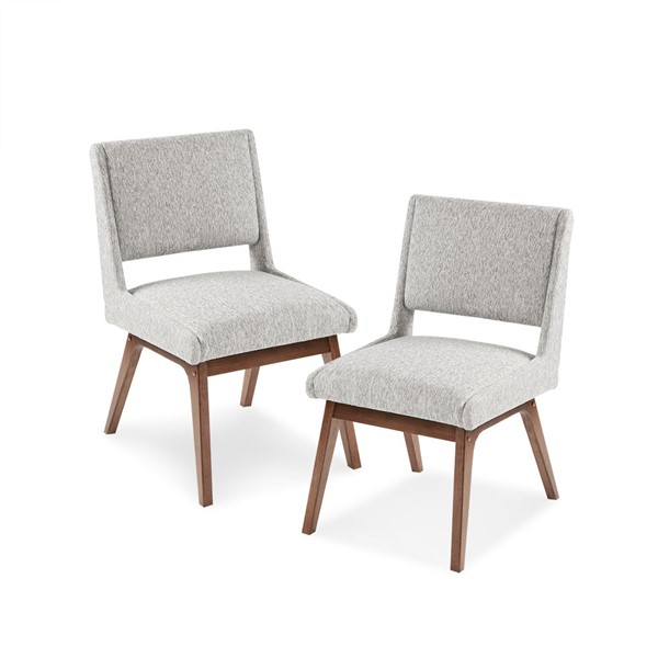 INK+IVY Boomerang Dining Chair (Set of 2) in Light Grey II108-0223