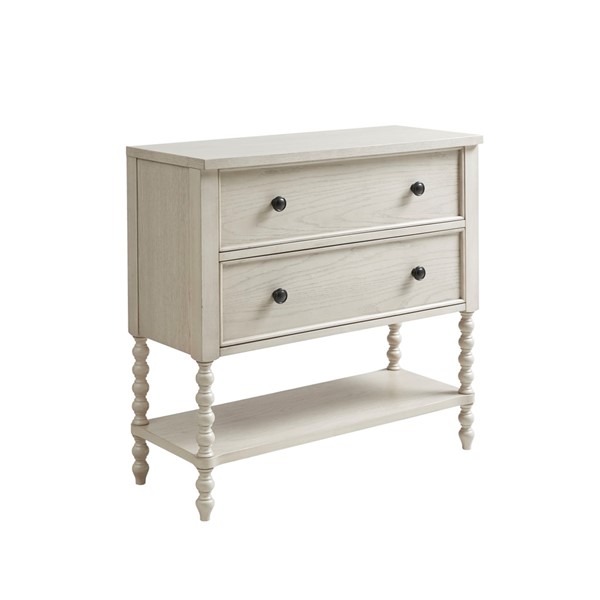 Madison Park Signature Beckett 2 Drawer Accent Chest in Antique Cream MPS130-0299