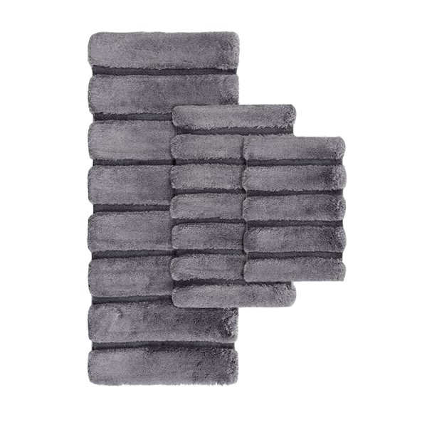 Madison Park Tufted Pearl Channel Rug in Grey, 21x34" MP72-5106