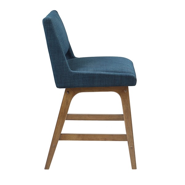 INK+IVY Boomerang Counter Stool in Navy II104-0480