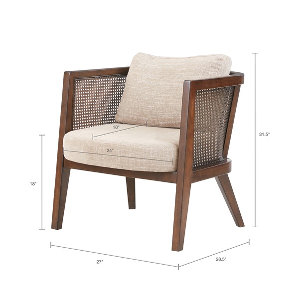 INK+IVY Sonia Accent Chair in Camel II100-0324