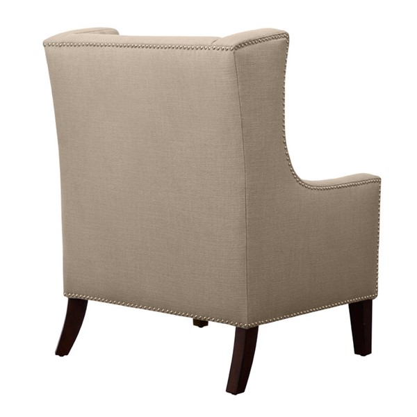 Madison Park Barton Wing Chair in Linen FPF18-0078