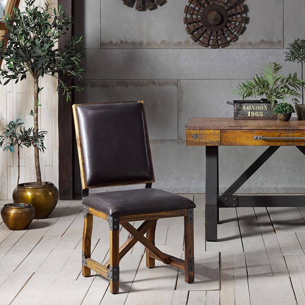 INK+IVY Lancaster Dining Chair in Chocolate FPF20-0377