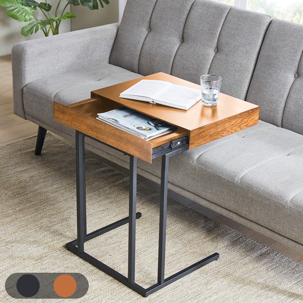 INK+IVY Wynn Pull Up Table in Pecan FPF17-0324