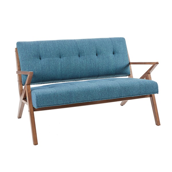 INK+IVY Rocket Loveseat in Blue II106-0226