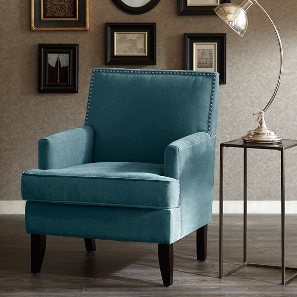 Madison Park Colton Track Arm Club Chair in Blue FMY011JBH