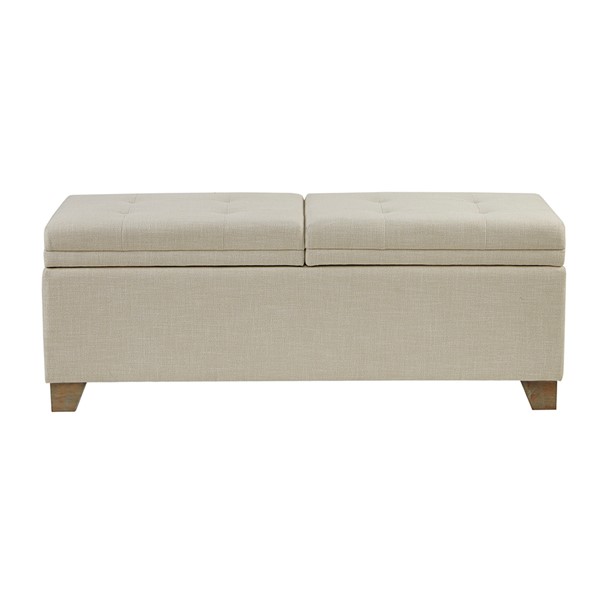 Madison Park Ashcroft Soft Close Storage Bench in Natural MP105-0998