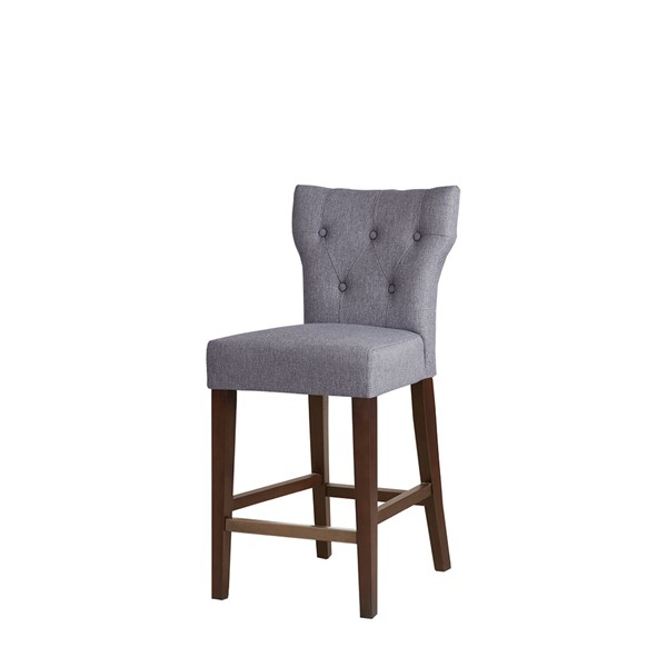 Madison Park Avila Tufted Back Counter Stool in Grey FPF20-0532