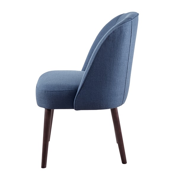 Madison Park Bexley Rounded Back Dining Chair in Blue MP100-0153