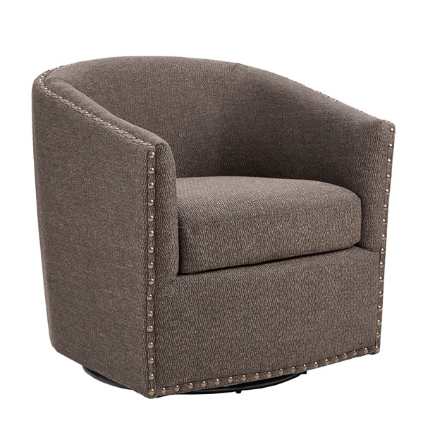 Madison Park Tyler Swivel Chair in Chocolate MP103-0481