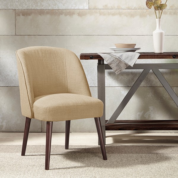 Madison Park Bexley Rounded Back Dining Chair in Natural MP100-0152