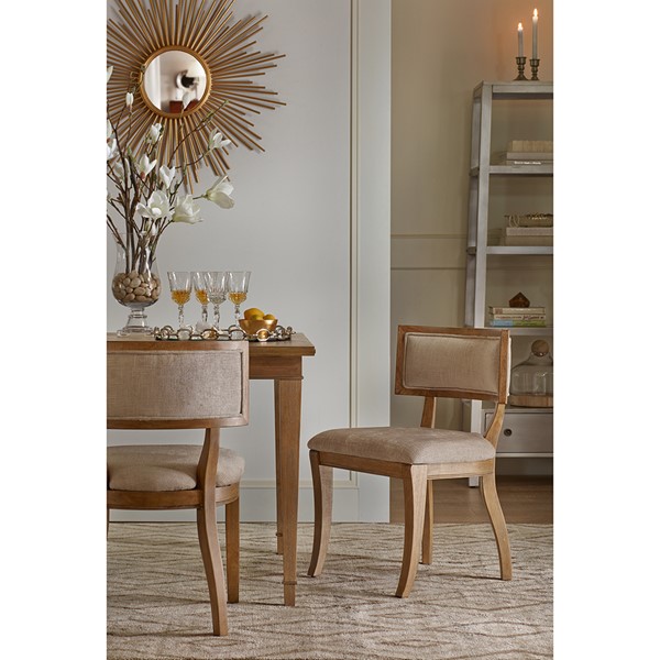 Madison Park Signature Marie Dining Chair (Set of 2) in Beige/Light Natural MPS100-0042