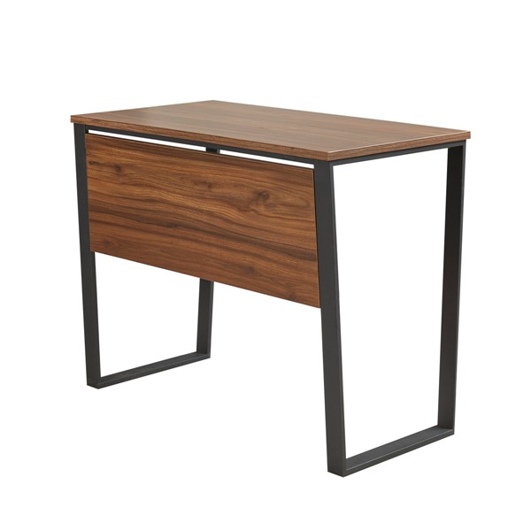 510 Design Carlyle  38" Computer Desk With Metal Legs in Dark Coffee 5DS122-0009