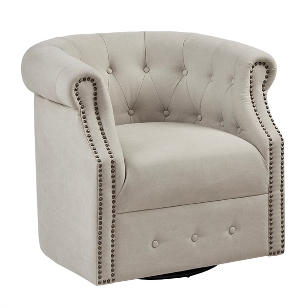 Madison Park Owen  Swivel Chair in Beige MP103-0678