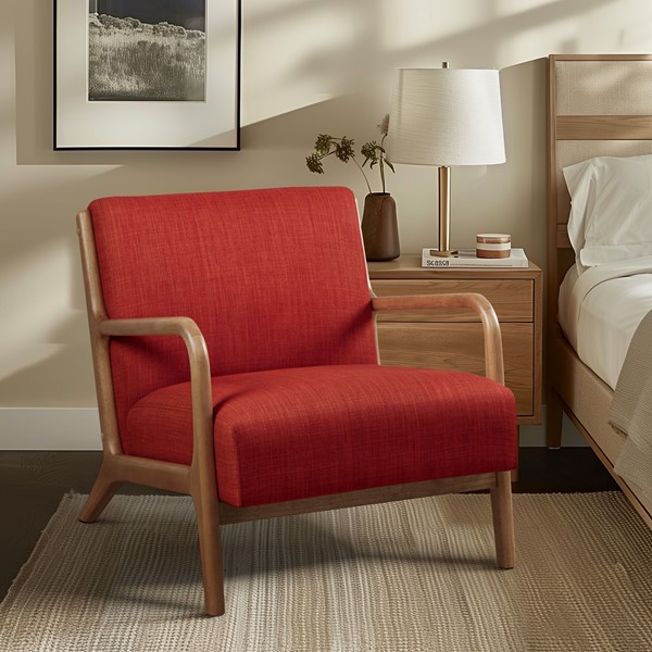 INK+IVY Novak Mid-Century Modern Accent Armchair in Spice II100-0487