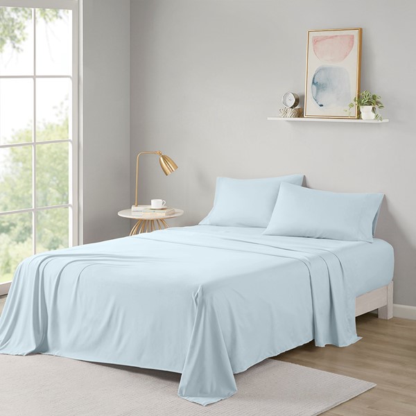 Intelligent Design Microfiber All Season Soft Touch Sheet Set in Blue, Twin XL ID20-2209