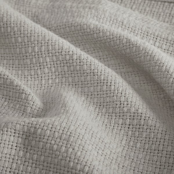 Madison Park Freshspun Basketweave Cotton Blanket in Grey, King BL51N-0868