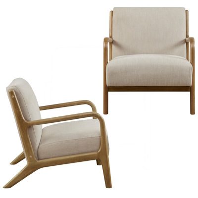 INK+IVY Novak Lounge Chair Set of 2 in Cream II110-0584