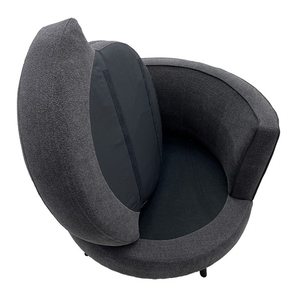 Chapel Hill Harper Swivel Chair in Dark Grey CH100-0052