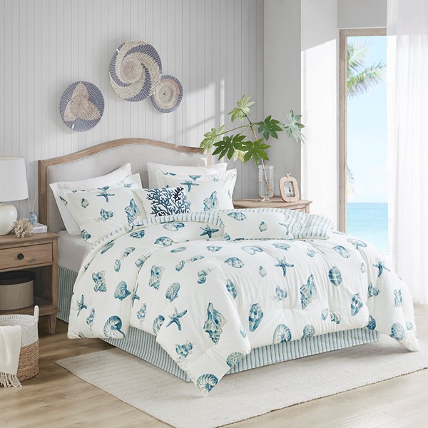 Harbor House Beach House Comforter Set in Blue, Full HH10-094