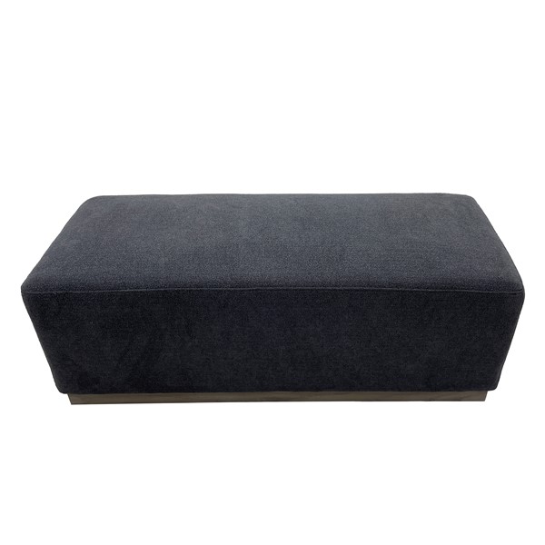 Chapel Hill Peggy Bench/Cocktail Ottoman With Table in Dark Grey CH101-0056