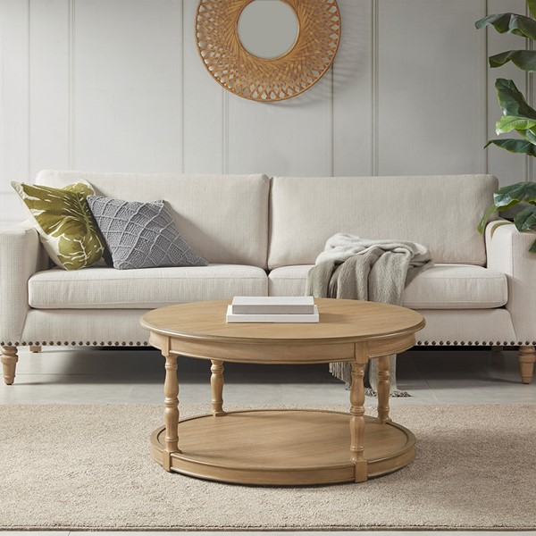 Martha Stewart Belden Castered Coffee Table in Natural MT120-0129