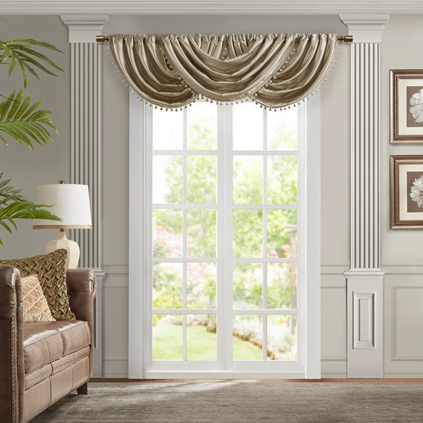 Croscill Classics Avignon Waterfall Valance (Single) in Champagne, 38x46" CCL40-0046