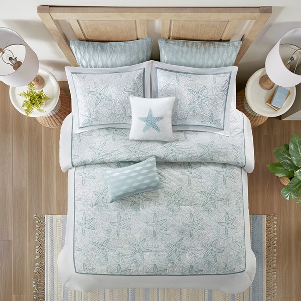 Harbor House Maya Bay Duvet Cover Mini Set in White, King HH12-1227