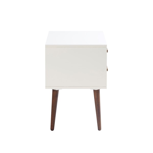 INK+IVY Jeremy Storage Nightstand in Off-White/Navy II136-0308