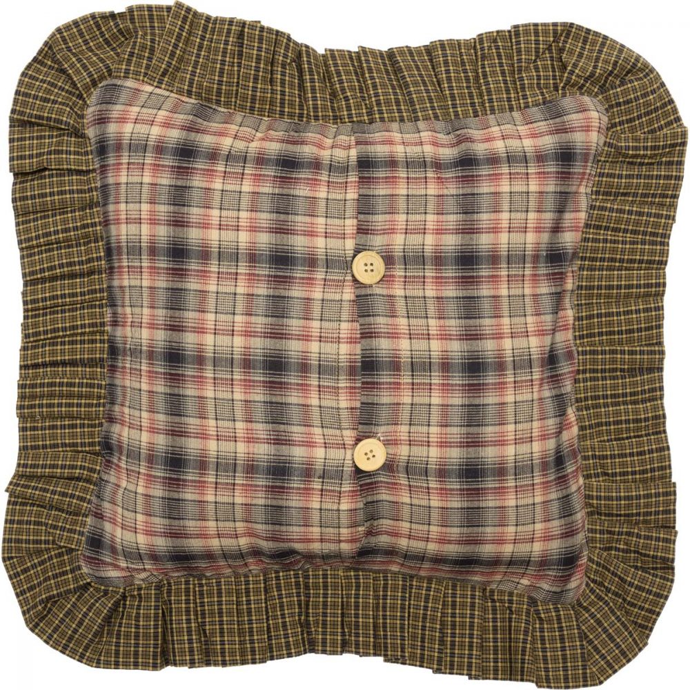 Tea Cabin Pillow Quilted 16x16