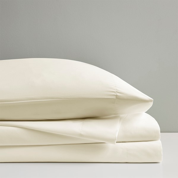 Sleep Philosophy Smart Cool Microfiber Sheet Set in Ivory, Queen SHET20-977