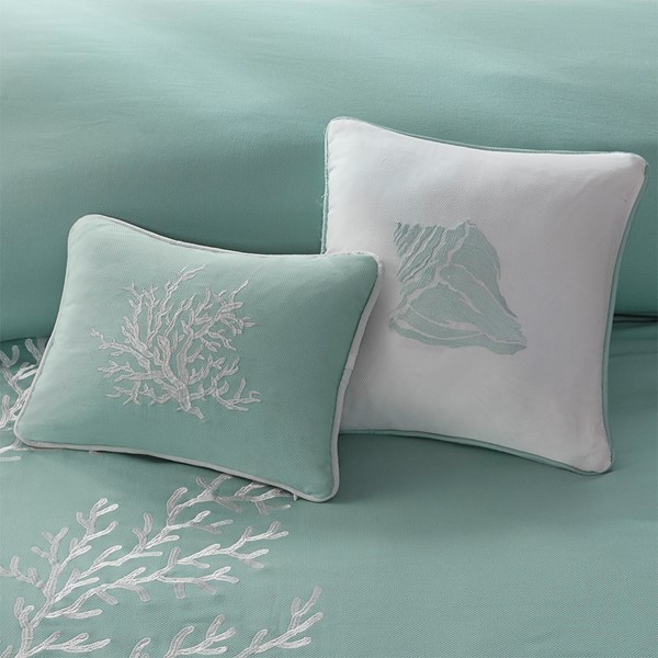 Harbor House Coastline Oblong Pillow in Aqua, 12x16" HH30-402A