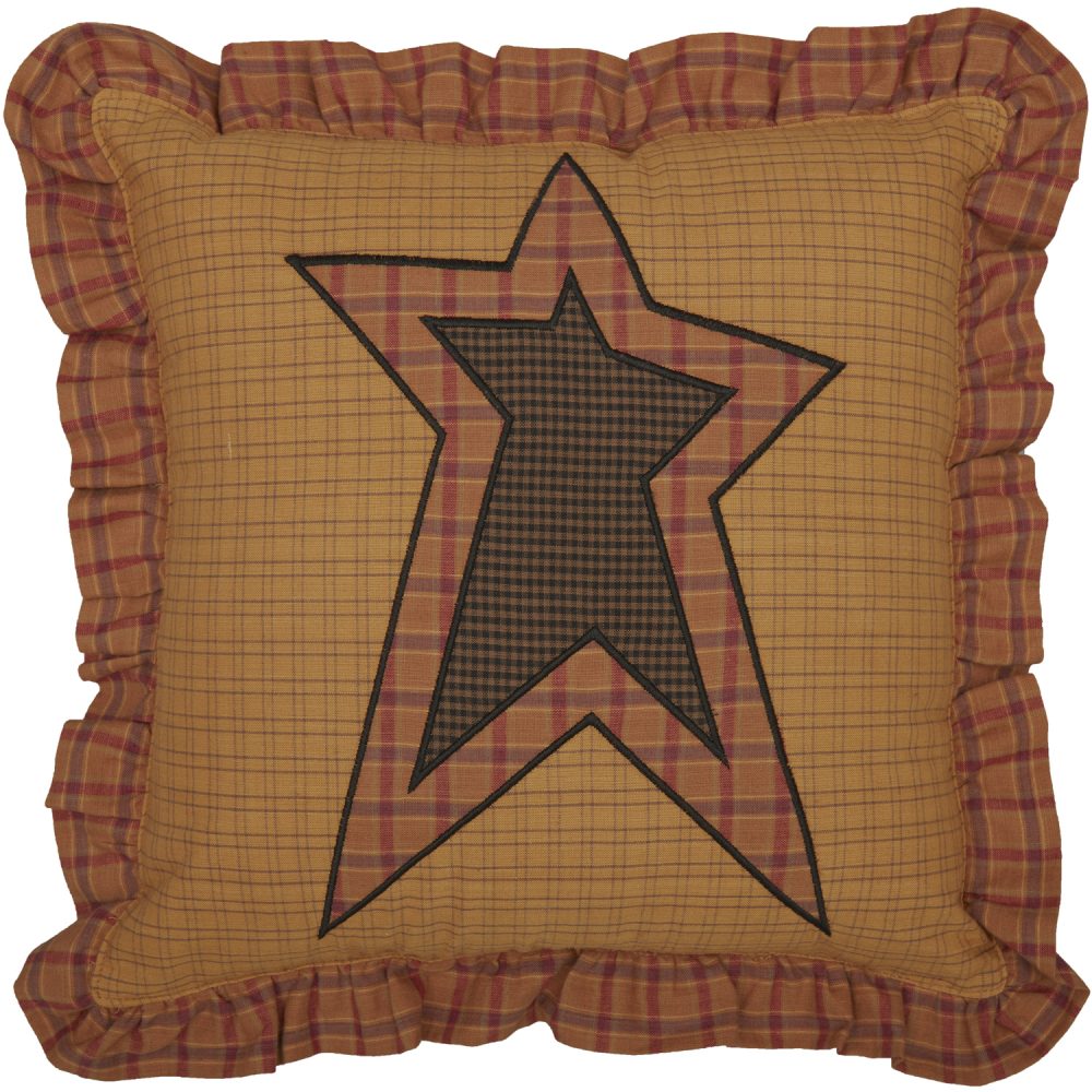 Stratton Applique Star Pillow 12x12