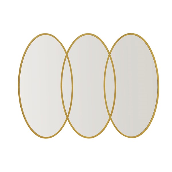 Madison Park Signature Eclipse Trio Wall Mirror in Gold MPS95F-0039