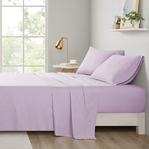 Intelligent Design Microfiber All Season Soft Touch Sheet Set in Lavender, Twin XL ID20-2214