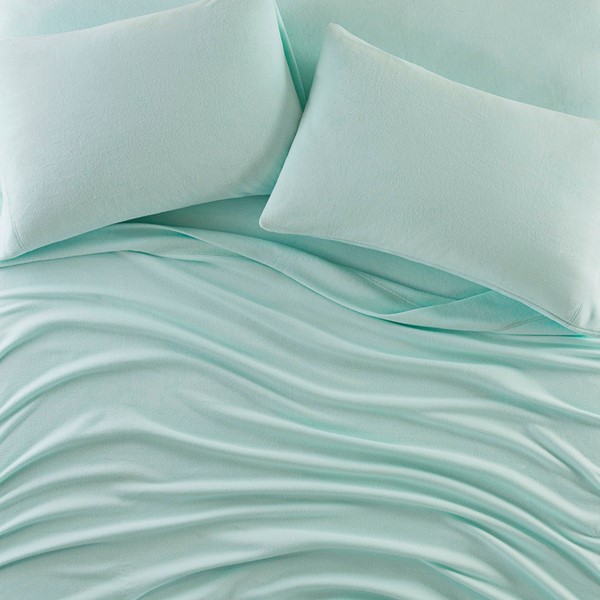 True North by Sleep Philosophy Micro Fleece Sheet Set in Aqua, Full TN20-0591