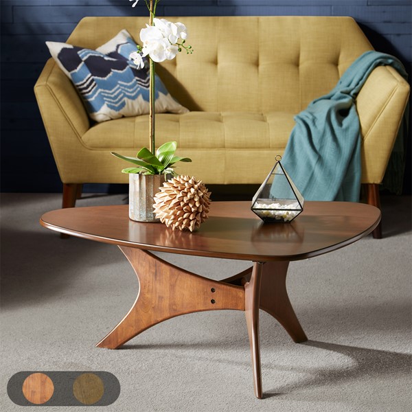 INK+IVY Blaze Triangle Wood Coffee table in Brown IIF17-0010