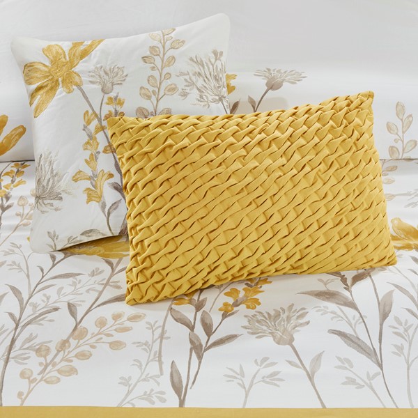 Harbor House Meadow 5 Piece Cotton Comforter Set in Yellow, King/Cal King HH10-1790