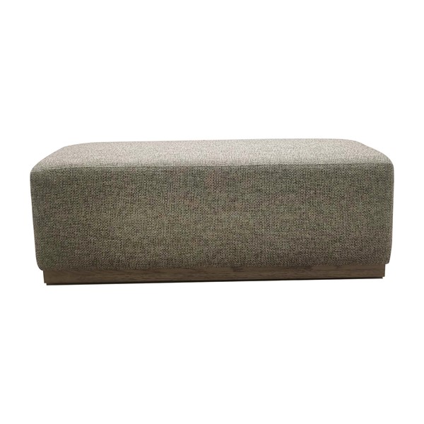 Chapel Hill Peggy Bench/Cocktail Ottoman With Table in Tweed/Multi CH101-0024