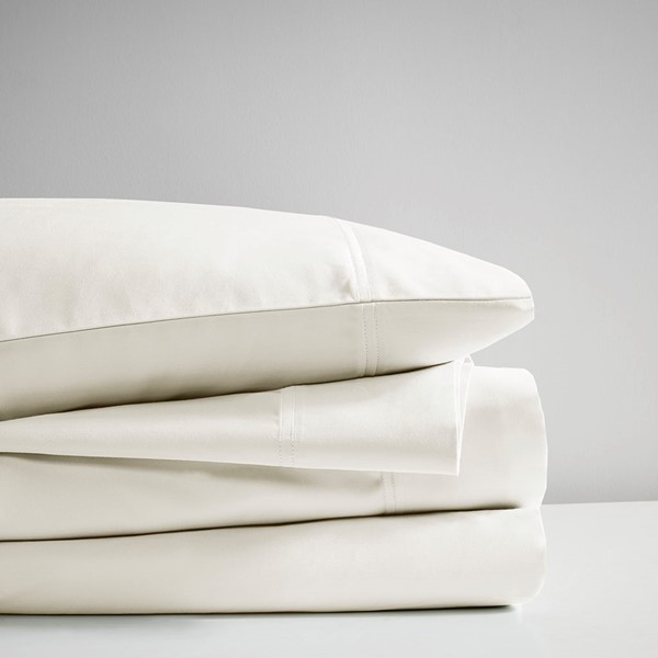 Sleep Philosophy Rayon from Bamboo 4PC Sheet Set in Ivory, Full SHET20-1180