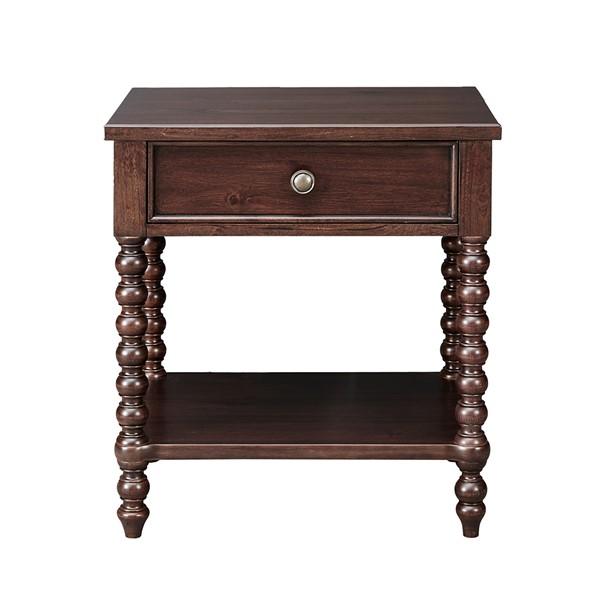 Madison Park Signature Beckett Nightstand in Morocco Brown MPS136-0060