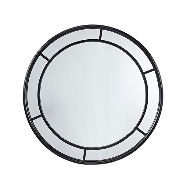 Martha Stewart Katonah Black Round Wall Mirror 36" in Black MT160-0011