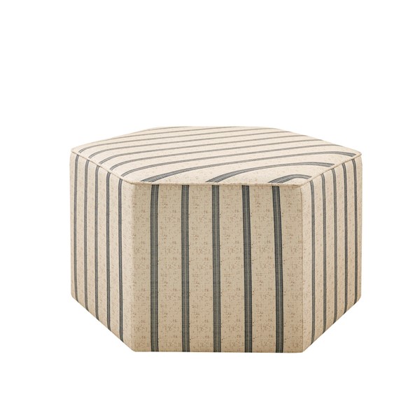 Martha Stewart Ellen Cocktail Ottoman in Natural MT101-0014