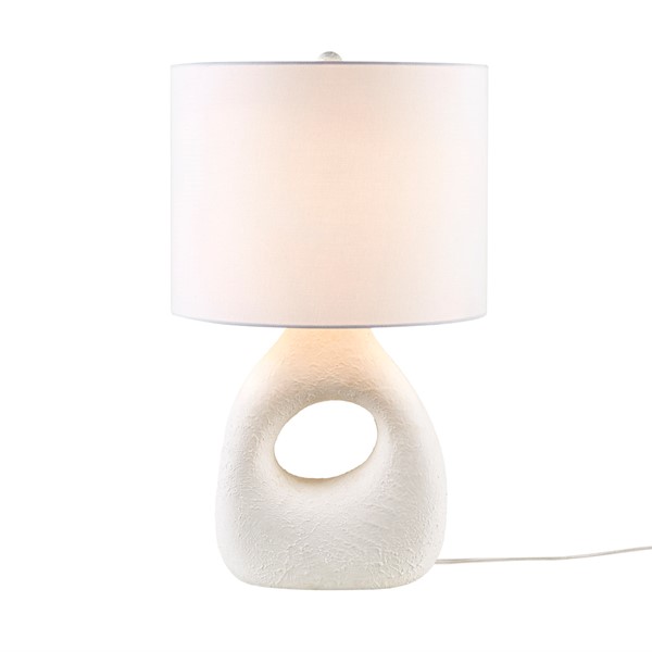 INK+IVY Trilluxe Ceramic Table Lamp in White II153-0160