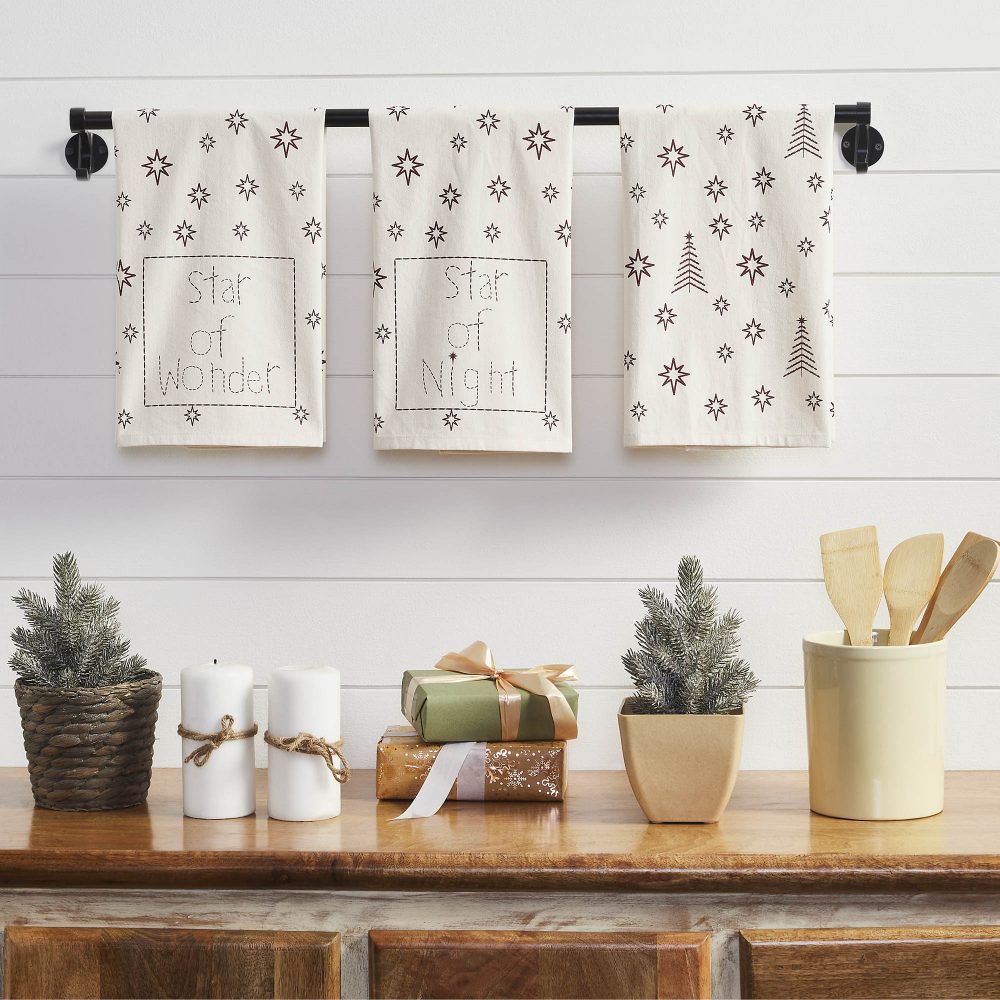 Star of Wonder Tea Towel Set of 3 19x28