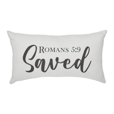 Risen Saved Pillow 7x13