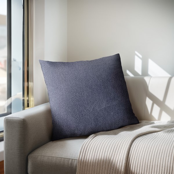 Chapel Hill Harper Solid Square Pillow in Navy Blue, 20x20" CH30-0035