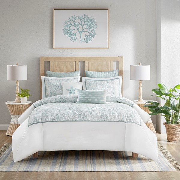 Harbor House Maya Bay Duvet Cover Mini Set in White, King HH12-1227