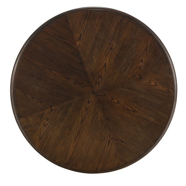 Martha Stewart Philippe Round Coffee Table with Shelf in Brown MT120-1202