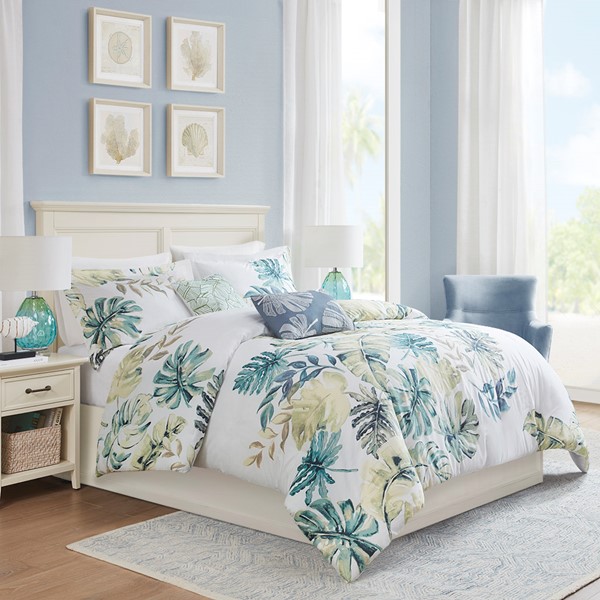 Harbor House Lorelai Cotton Printed 5 Piece Duvet Cover Set, King/Cal King HH12-1623